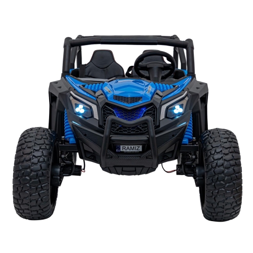 Duży Buggy dla dzieci UTV X3 Off-Road 2-osobowy 4 x 200W Niebieski BBH-028.NIE